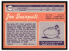 1970 Topps Football Joe Scarpati #193 Good — Example A back of card