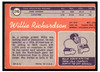 1970 Topps Football Willie Richardson #246 Good back of card