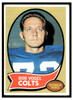 1970 Topps Football Bob Vogel #15 Good — Example A front of card