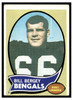 1970 Topps Football Bill Bergey #168 Good — Example A front of card