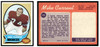 1970 Topps Football Mike Current #198 Good — Example A front and back of card