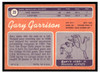 1970 Topps Football Gary Garrison #23 VG-EX back of card