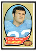 1970 Topps Football Steve DeLong #49 Low Grade - Marks front of card