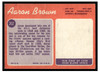 1970 Topps Football Aaron Brown #202 Low Grade - Creases back of card