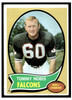 1970 Topps Football Tommy Nobis #40 VG front of card