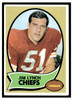 1970 Topps Football Jim Lynch #51 VG front of card