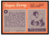 1970 Topps Football Royce Berry #86 Low Grade - Creases back of card