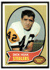 1970 Topps Football Dick Hoak #28 VG front of card