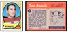 1970 Topps Football Tom Neville #161 VG front and back of card
