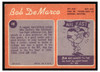 1970 Topps Football Bob DeMarco #48 VG back of card