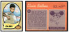 1970 Topps Football Elvin Bethea #43 Good — Example B front and back of card