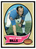 1970 Topps Football Billy Shaw #229 Good — Example B front of card