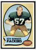 1970 Topps Football Ken Bowman #79 Low Grade - Creases front of card