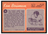 1970 Topps Football Ken Bowman #79 Low Grade - Creases back of card