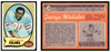 1970 Topps Football George Webster #120 Low Grade - Creases front and back of card