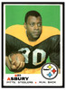 1969 Topps Football Bill Asbury #246 Good front of card