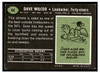 1969 Topps Football Dave Wilcox #44 Low Grade - Creases back of card