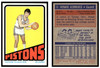 1972 Topps Basketball Howie Komives #13 VG front and back of card