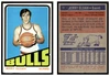 1972 Topps Basketball Jerry Sloan #11 VG — Example A front and back of card