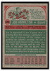 1973 Topps Basketball Joe Hamilton #224 VG back of card