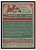 1973 Topps Basketball Jim Price #38 VG back of card