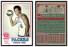 1973 Topps Basketball Freddie Lewis #212 Good front and back of card