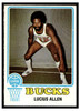 1973 Topps Basketball Lucius Allen #88 Base VG front of card
