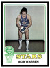 1973 Topps Basketball Bob Warren #196 Base VG front of card