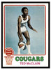 1973 Topps Basketball Ted McClain #247 Base VG front of card