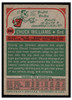 1973 Topps Basketball Chuck Williams #232 Base VG back of card