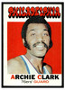 1971 Topps Basketball Archie Clark #106 VG front of card