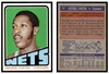 1972 Topps Basketball George Carter #197 Low Grade front and back of card