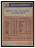 1972 Topps Basketball NBA Championship #154 Low Grade back of card