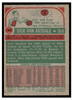 1973 Topps Basketball Dick Van Arsdale #25 Low Grade back of card