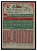 1973 Topps Basketball Bill Bridges #174 Low Grade back of card
