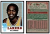 1973 Topps Basketball Bill Bridges #174 Low Grade front and back of card