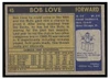 1971 Topps Basketball Bob Love #45 Low Grade back of card