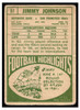 1968 Topps Football Jimmy Johnson #61 Low Grade - Marks back of card