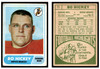 1968 Topps Football Bo Hickey #17 VG — Example A front and back of card