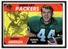 1968 Topps Football Donny Anderson #209 VG front of card