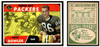 1968 Topps Football Boyd Dowler #105 VG front and back of card