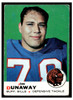 1969 Topps Football Jim Dunaway #10 VG front of card