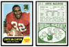 1968 Topps Football Curtis McClinton #67 VG — Example C front and back of card