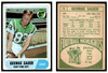 1968 Topps Football George Sauer #13 VG — Example B front and back of card