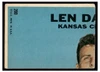 1968 Topps Football Ernie Wright #200 Low Grade - Creases back of card