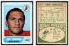 1968 Topps Football Eric Crabtree #95 VG front and back of card