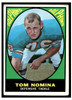 1967 Topps Football Tom Nomina #86 VG front of card