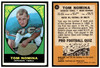 1967 Topps Football Tom Nomina #86 VG front and back of card