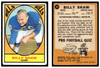 1967 Topps Football Billy Shaw #28 Good front and back of card