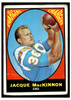 1967 Topps Football Jacque MacKinnon #124 Good front of card